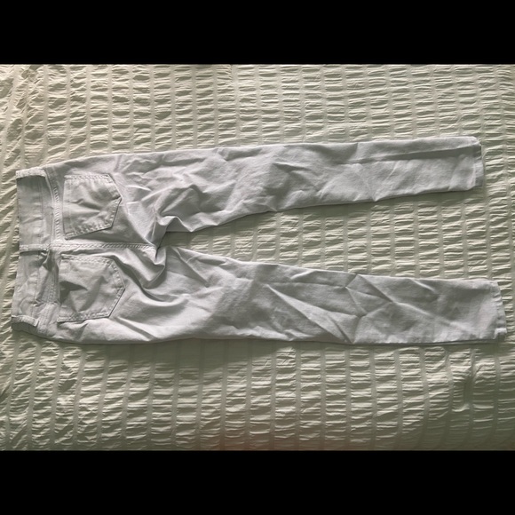 WHITE RIPPED JEANS - Picture 2 of 2